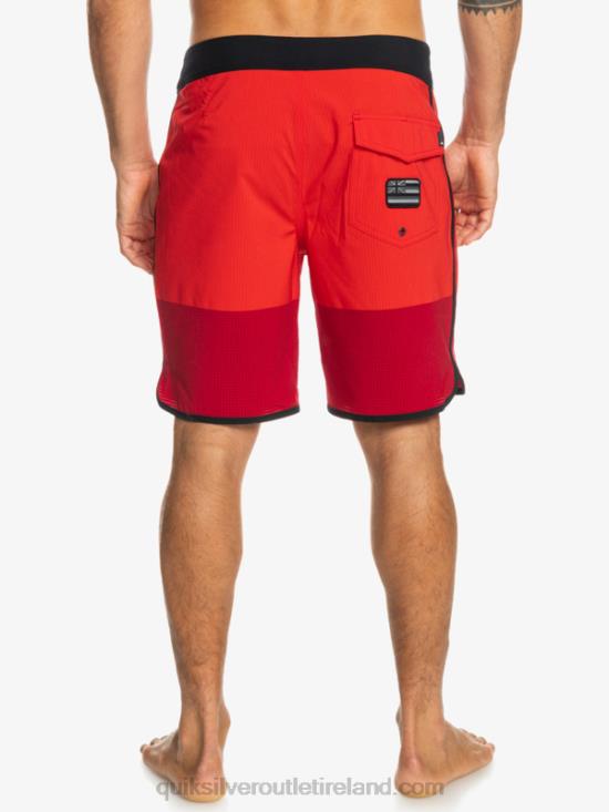 Men Quiksilver Highlite Scallop 19 Boardshorts N02TD32 high risk red