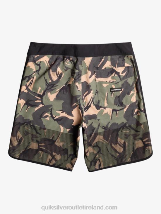 Men Quiksilver Highlite Scallop 19 Boardshorts N02TD33 camo