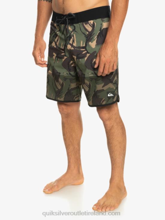 Men Quiksilver Highlite Scallop 19 Boardshorts N02TD33 camo