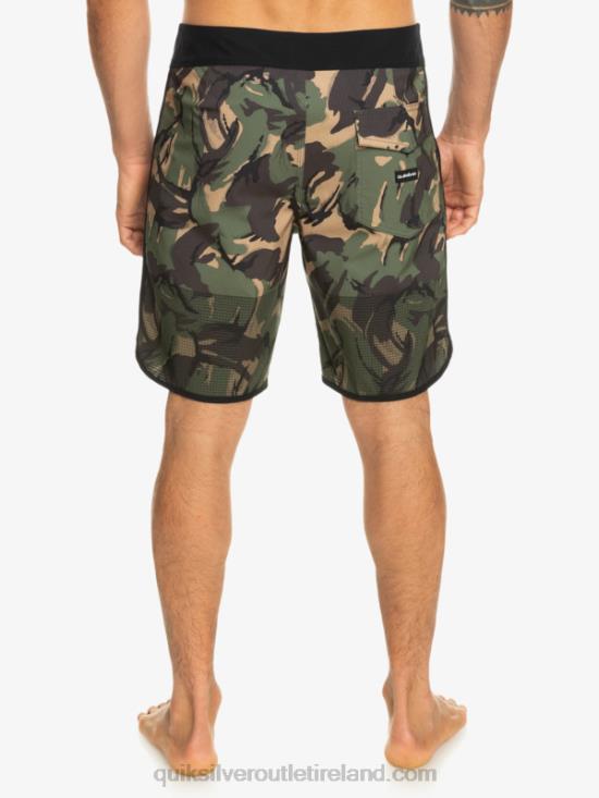 Men Quiksilver Highlite Scallop 19 Boardshorts N02TD33 camo