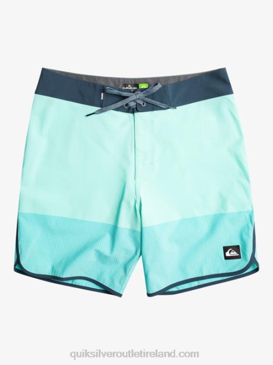 Men Quiksilver Highlite Scallop 19 Boardshorts N02TD35 beach glass