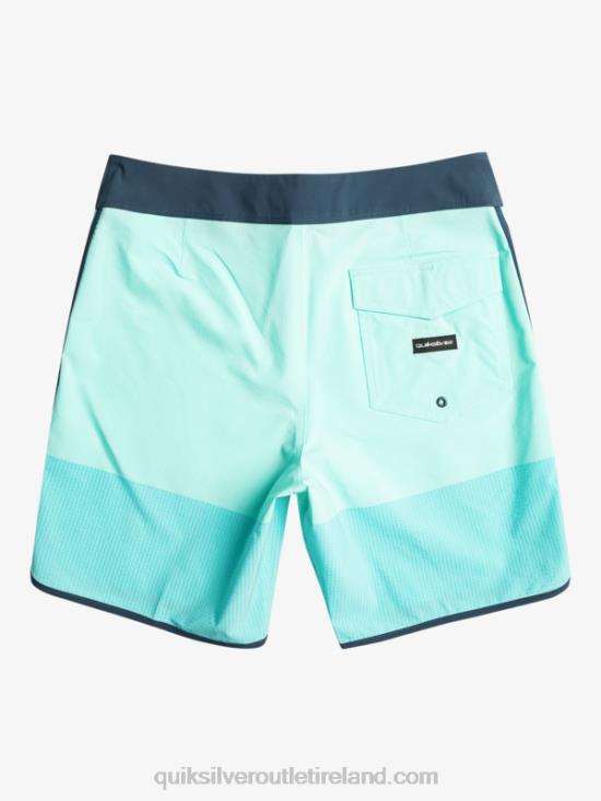 Men Quiksilver Highlite Scallop 19 Boardshorts N02TD35 beach glass