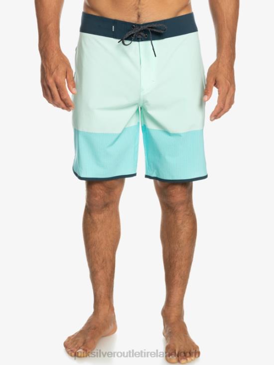 Men Quiksilver Highlite Scallop 19 Boardshorts N02TD35 beach glass