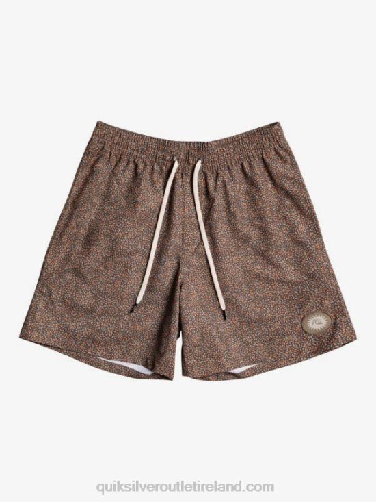 Men Quiksilver Mini Trip 17 Volleys N02TD1531 cinnamon