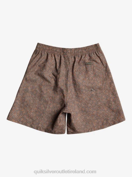 Men Quiksilver Mini Trip 17 Volleys N02TD1531 cinnamon