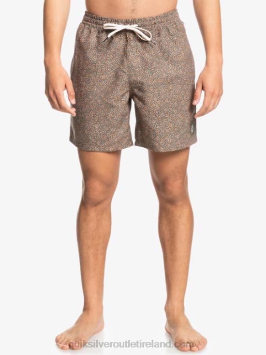 Men Quiksilver Mini Trip 17 Volleys N02TD1531 cinnamon