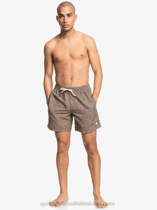 Men Quiksilver Mini Trip 17 Volleys N02TD1531 cinnamon