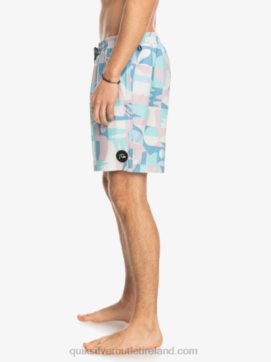 Men Quiksilver Mix PCS 17 Volleys N02TD1777 birch