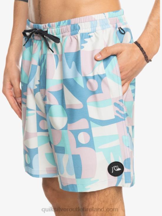 Men Quiksilver Mix PCS 17 Volleys N02TD1777 birch