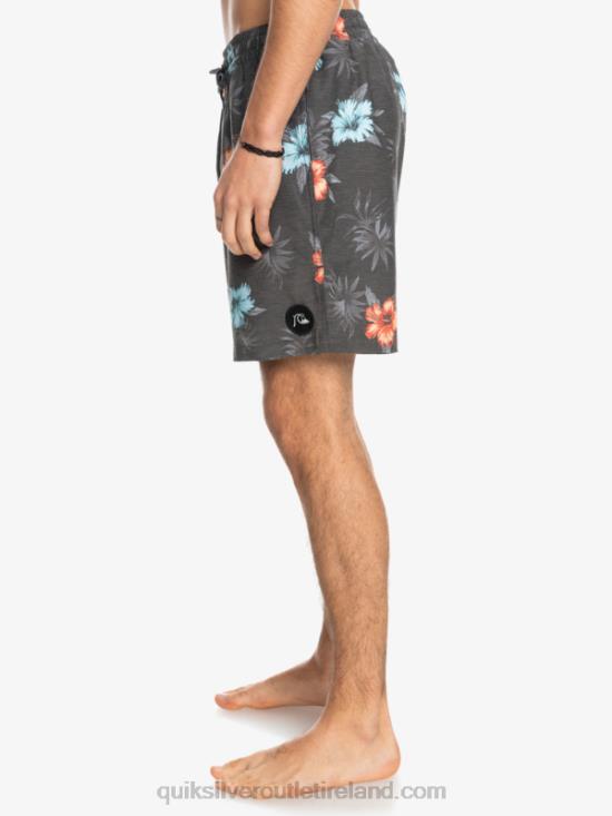 Men Quiksilver Mix PCS 17 Volleys N02TD1778 black