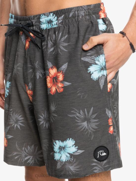 Men Quiksilver Mix PCS 17 Volleys N02TD1778 black