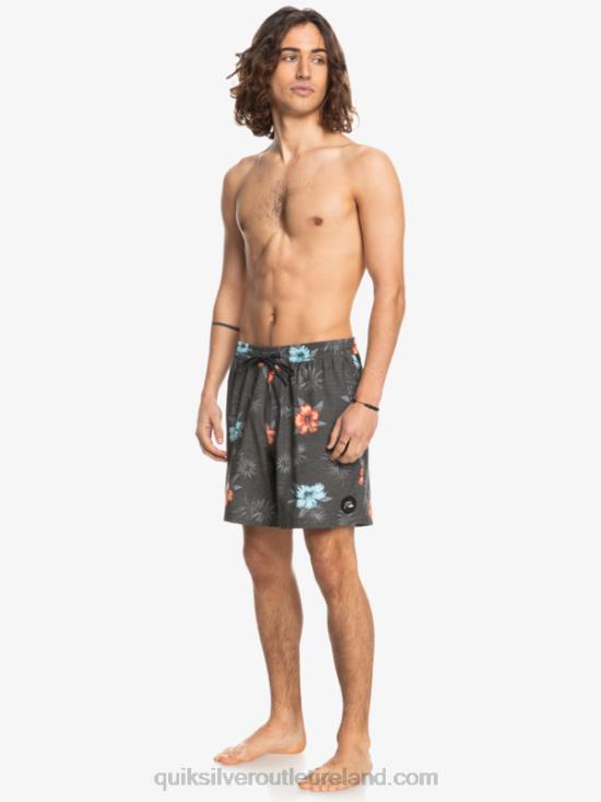 Men Quiksilver Mix PCS 17 Volleys N02TD1778 black