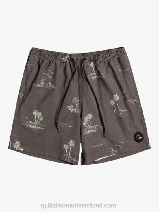 Men Quiksilver Mix PCS 17 Volleys N02TD1779 black