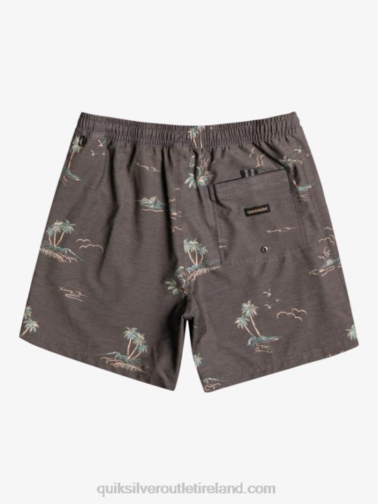 Men Quiksilver Mix PCS 17 Volleys N02TD1779 black