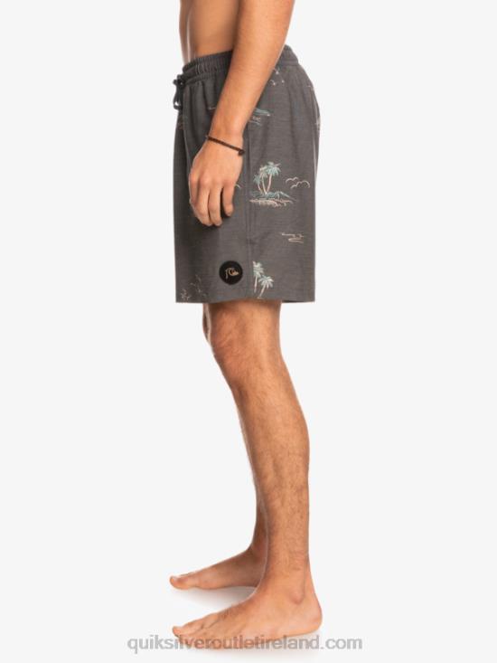 Men Quiksilver Mix PCS 17 Volleys N02TD1779 black