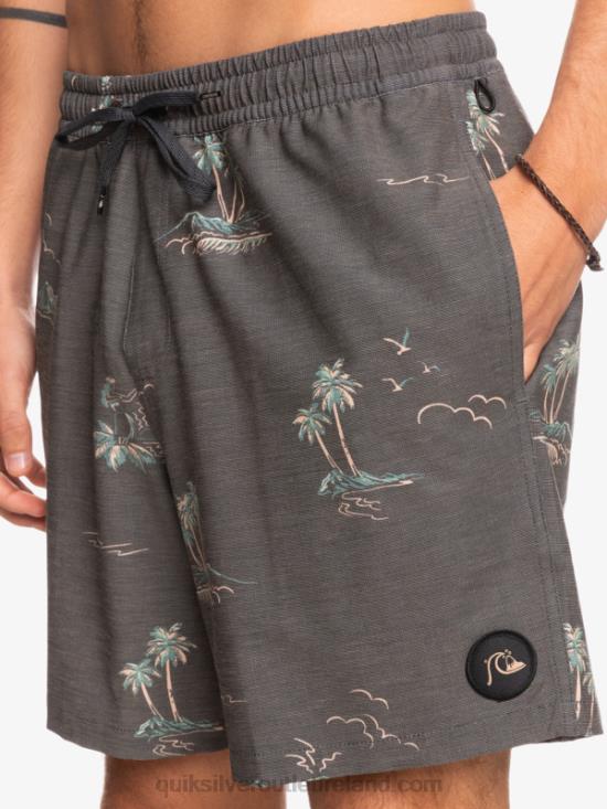 Men Quiksilver Mix PCS 17 Volleys N02TD1779 black