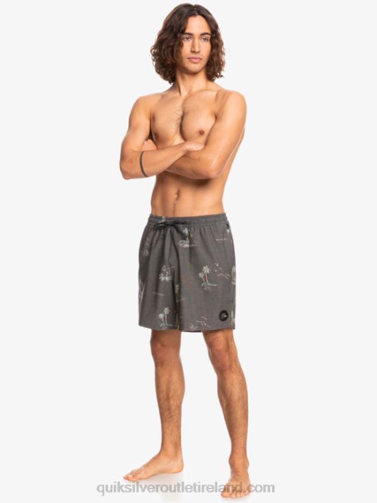 Men Quiksilver Mix PCS 17 Volleys N02TD1779 black