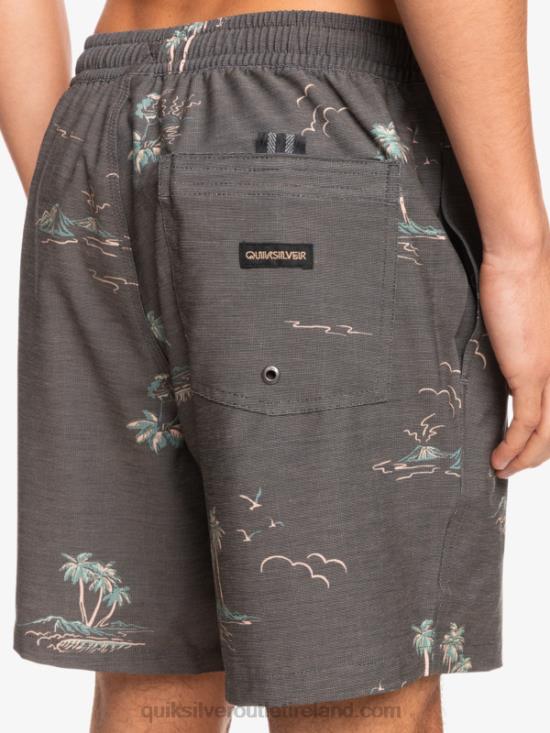 Men Quiksilver Mix PCS 17 Volleys N02TD1779 black