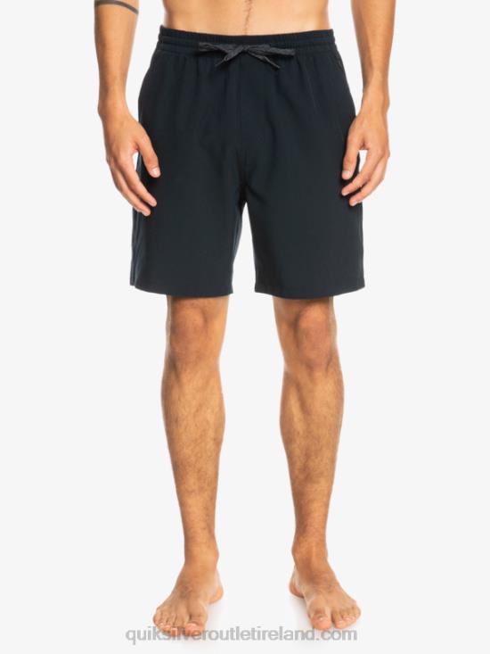 Men Quiksilver Ocean Elastic 18 Amphibian Shorts N02TD342 black