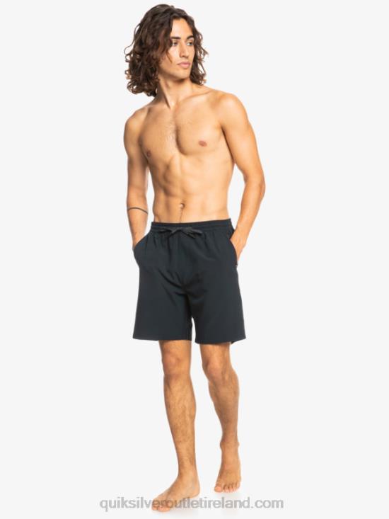 Men Quiksilver Ocean Elastic 18 Amphibian Shorts N02TD342 black