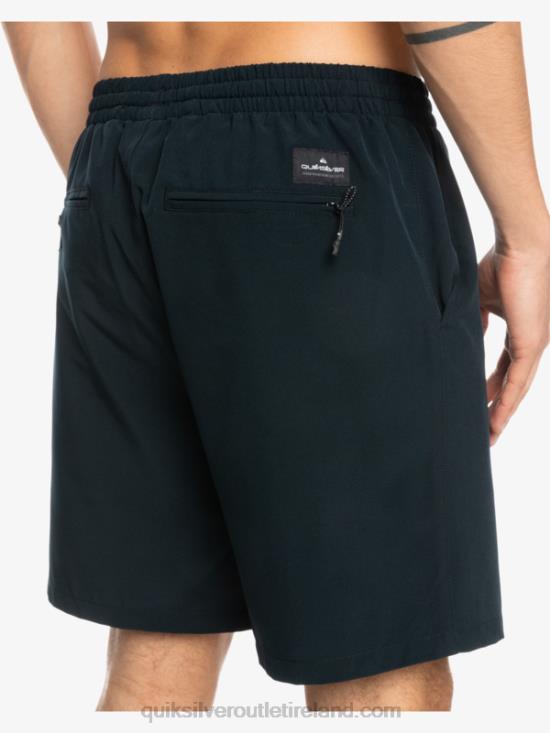 Men Quiksilver Ocean Elastic 18 Amphibian Shorts N02TD342 black