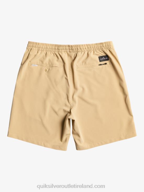 Men Quiksilver Ocean Elastic 18 Amphibian Shorts N02TD344 plage