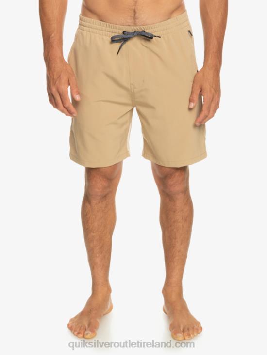 Men Quiksilver Ocean Elastic 18 Amphibian Shorts N02TD344 plage