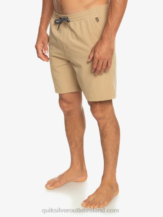 Men Quiksilver Ocean Elastic 18 Amphibian Shorts N02TD344 plage