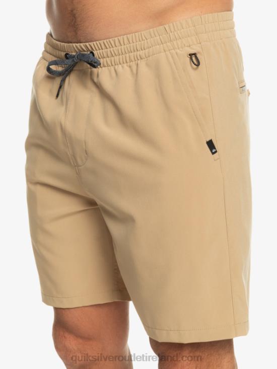 Men Quiksilver Ocean Elastic 18 Amphibian Shorts N02TD344 plage
