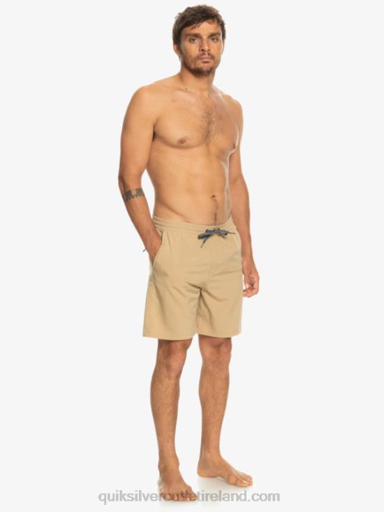 Men Quiksilver Ocean Elastic 18 Amphibian Shorts N02TD344 plage