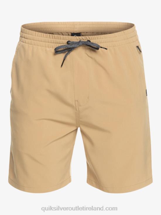 Men Quiksilver Ocean Elastic 18 Amphibian Shorts N02TD344 plage