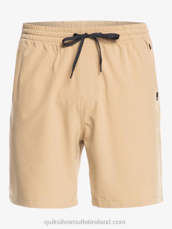 Men Quiksilver Ocean Elastic 18 Amphibian Shorts N02TD344 plage