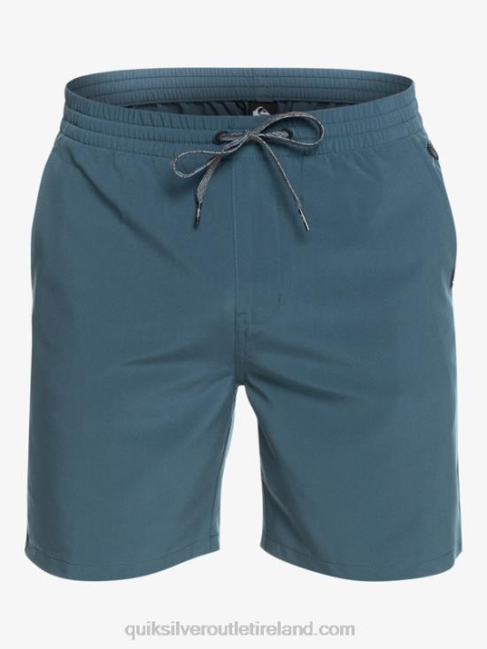 Men Quiksilver Ocean Elastic 18 Amphibian Shorts N02TD345 midnight navy