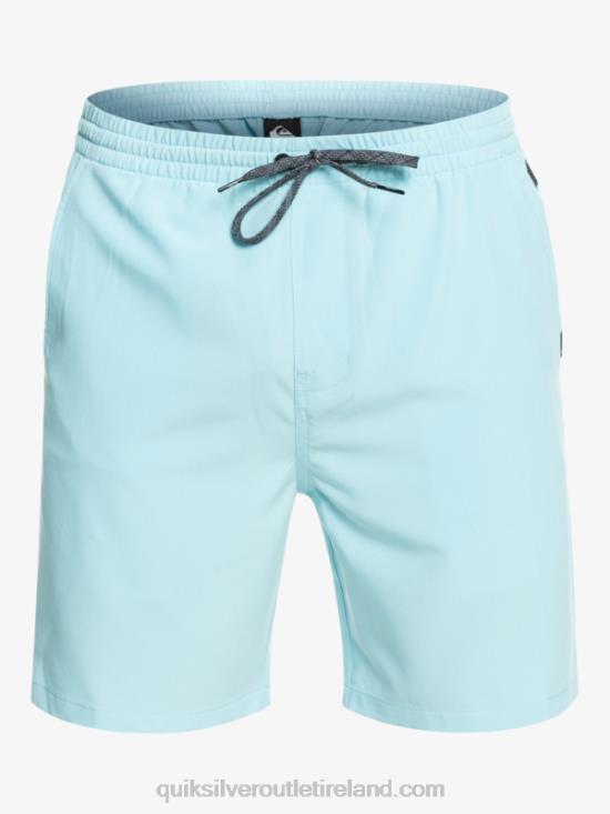 Men Quiksilver Ocean Elastic 18 Amphibian Shorts N02TD347 sky blue