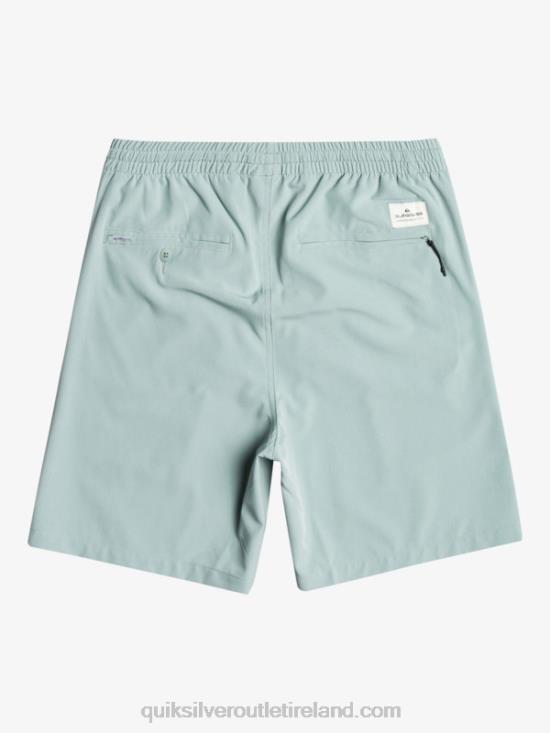 Men Quiksilver Ocean Elastic 18 Amphibian Shorts N02TD352 green milieu