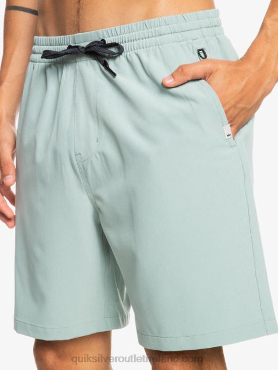 Men Quiksilver Ocean Elastic 18 Amphibian Shorts N02TD352 green milieu