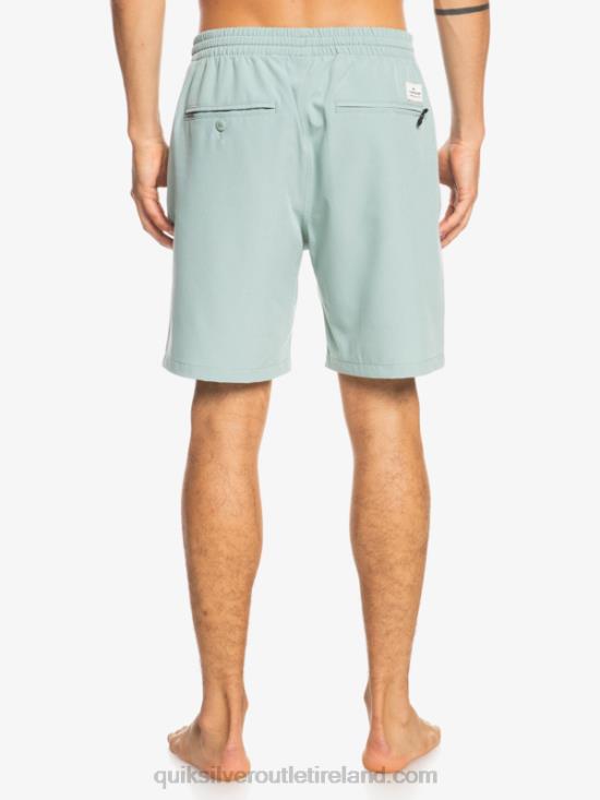 Men Quiksilver Ocean Elastic 18 Amphibian Shorts N02TD352 green milieu
