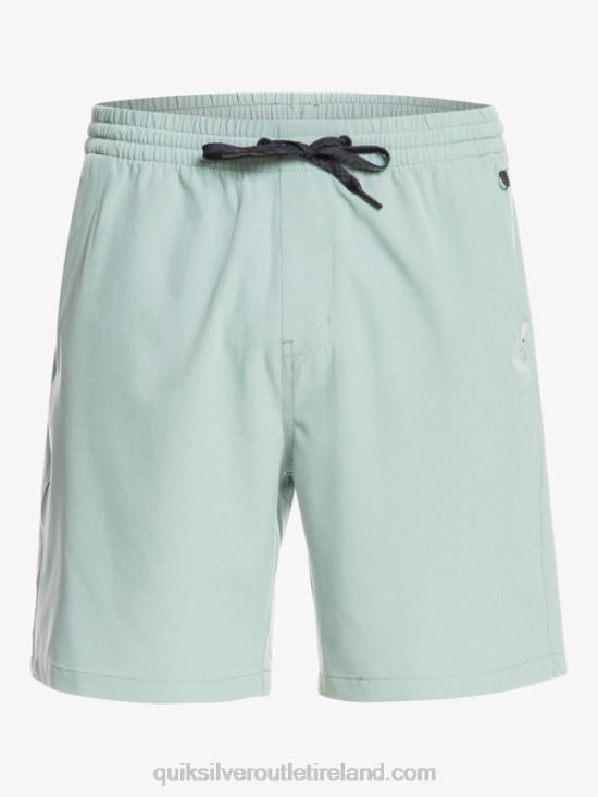 Men Quiksilver Ocean Elastic 18 Amphibian Shorts N02TD352 green milieu
