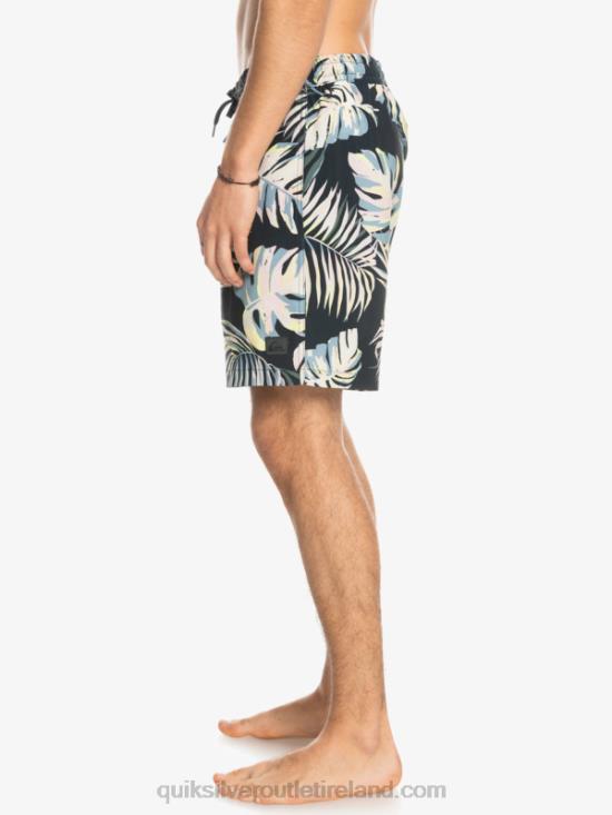 Men Quiksilver Ocean Mix 17 Volleys N02TD1705 black