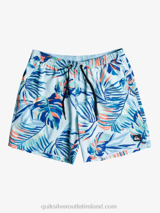 Men Quiksilver Ocean Mix 17 Volleys N02TD1707 iced aqua