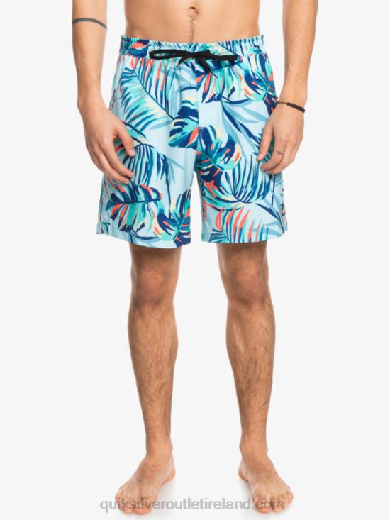 Men Quiksilver Ocean Mix 17 Volleys N02TD1707 iced aqua