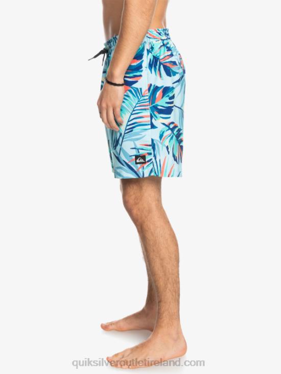 Men Quiksilver Ocean Mix 17 Volleys N02TD1707 iced aqua