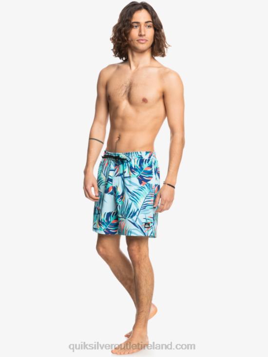 Men Quiksilver Ocean Mix 17 Volleys N02TD1707 iced aqua