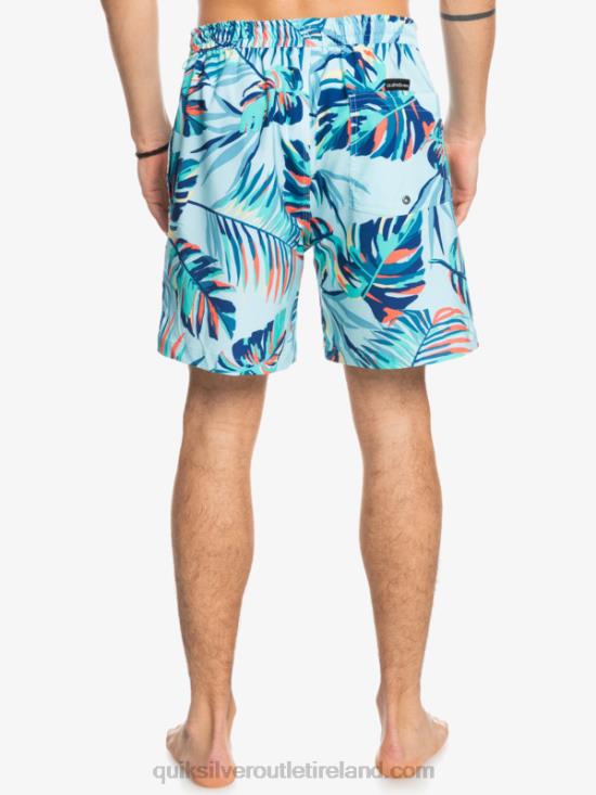 Men Quiksilver Ocean Mix 17 Volleys N02TD1707 iced aqua