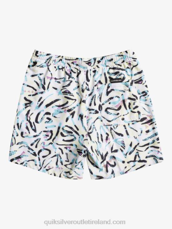 Men Quiksilver Ocean Mix 17 Volleys N02TD1708 white