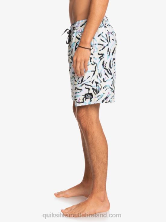 Men Quiksilver Ocean Mix 17 Volleys N02TD1708 white