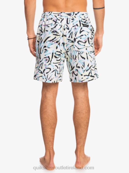 Men Quiksilver Ocean Mix 17 Volleys N02TD1708 white