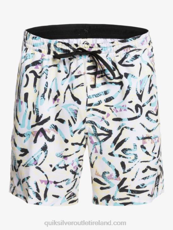 Men Quiksilver Ocean Mix 17 Volleys N02TD1708 white