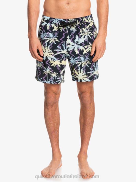 Men Quiksilver Ocean Mix 17 Volleys N02TD1709 black