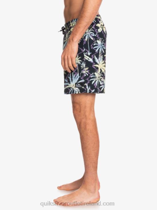 Men Quiksilver Ocean Mix 17 Volleys N02TD1709 black